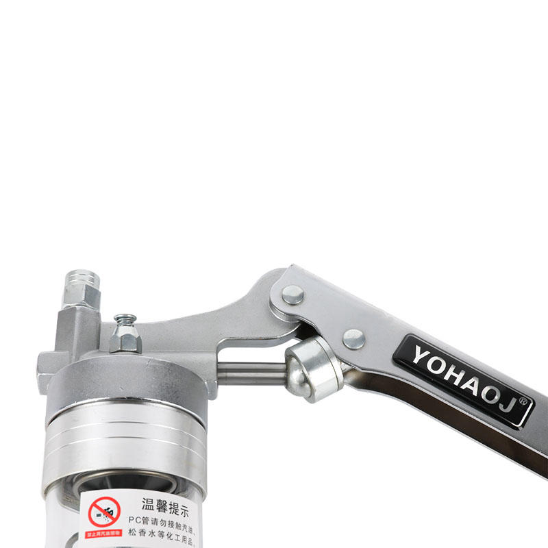 YHJ-905 专利球头工业级可视手动黄油枪900cc 